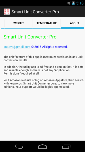 Smart Unit Converter Pro at Amazon Appstore.png