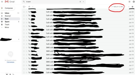 SMS Call log in Gmail.JPG
