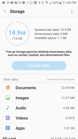 Samsung J3 Emerge Screen Shot of Storage.png