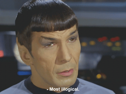 Mr Spock most illogical.gif