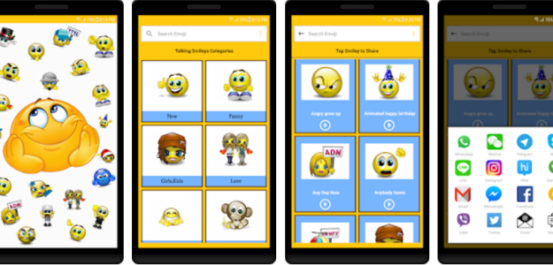 Talking Smileys and Emojis App Screenshot.png