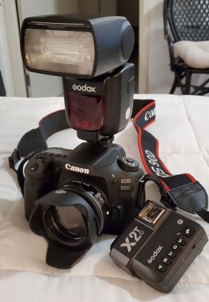 Canon 90d and Godox 685 flash and Godox X2T transmitter pic.jpdg.jpg