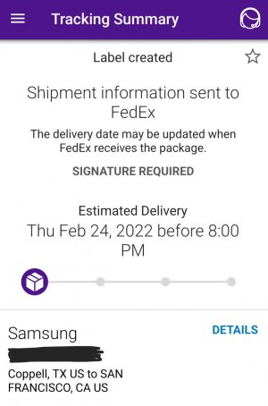 Samsung UltraS22 FedEx Delivery Screenshot.jpg