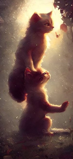 romantic kitten, bokeh, cinematic photography.jpg