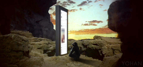 Space odyssey 2001 - Smartphone monolith 2016.gif