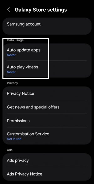 Samsung Galaxy Store updates blocked.jpg
