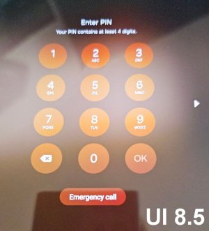 UI 8.5 – Color for Number Buttons to Enter PIN | Android Central Forum
