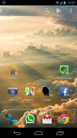 Gnex homescreen.png