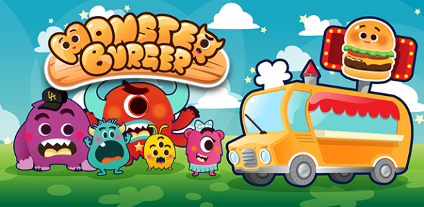 【昭和レトロゲーム】MONSTER BURGER FLゲーム】トミー モンスターバーガー マルチカラーレーザー